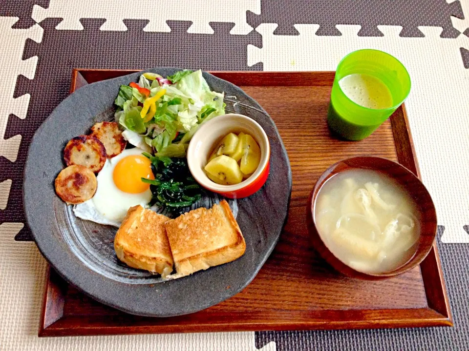 Snapdishの料理写真:9/11の朝ごはん★|ネモcafeさん