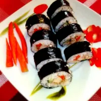 chicken teriyaki sushi|rachel martinさん