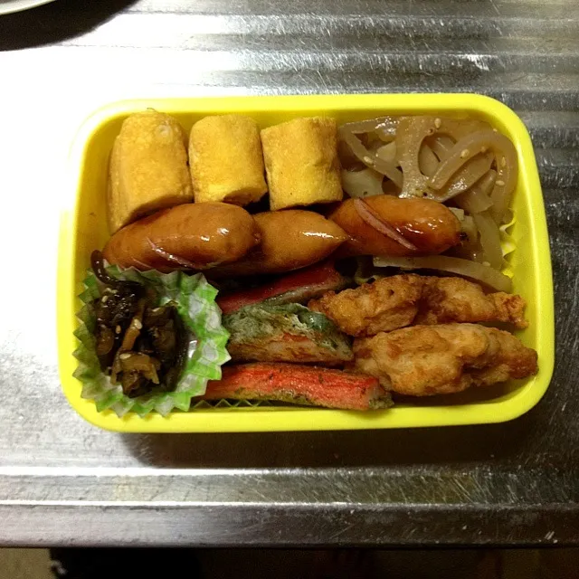 Snapdishの料理写真:9月11日♪今日も茶色いお弁当(･･;)|MOMOKOさん