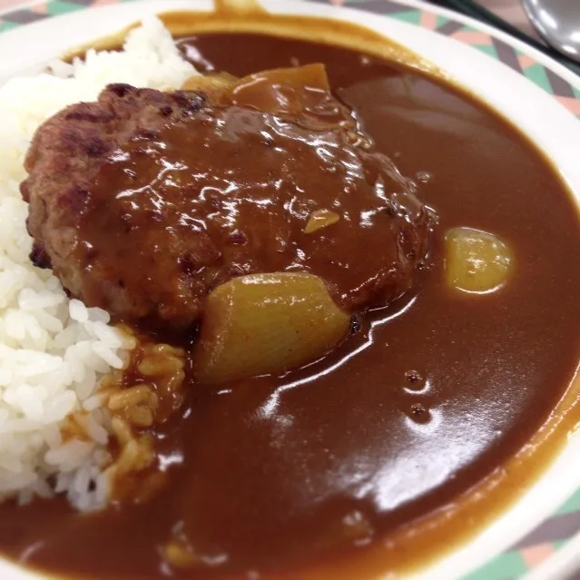 ハンバーグカレー at 社員食堂|さるさん