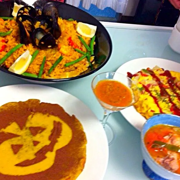 スペイン料理でハロウィンおもてなし👻|なおこさん