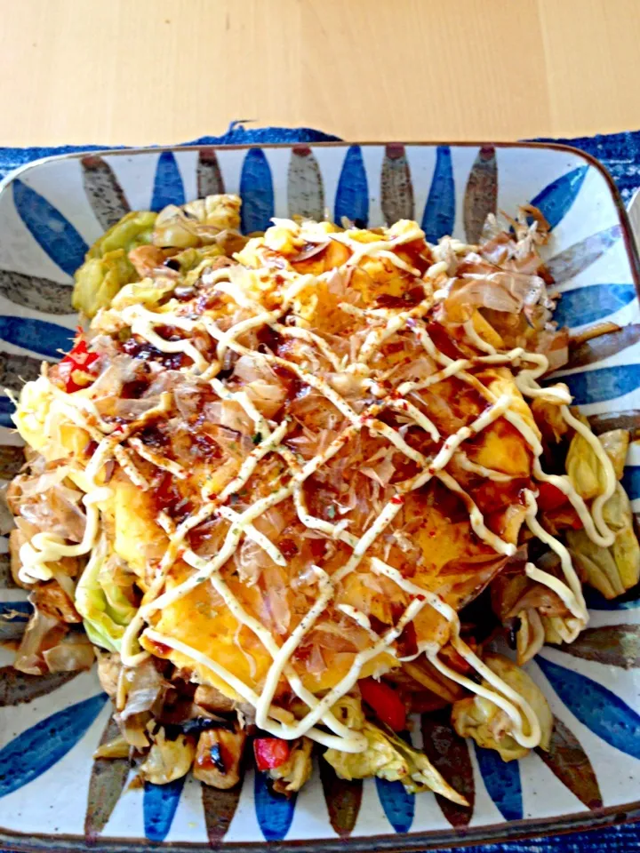 Snapdishの料理写真:焼きそば？いえ、焼きパスタ|南魚海さん