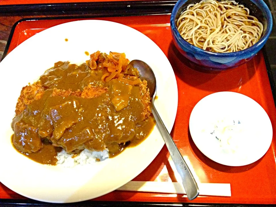 カツカレー定食|yさん