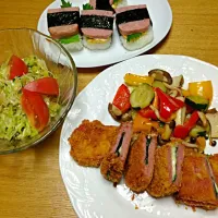 Snapdishの料理写真:初スパム料理