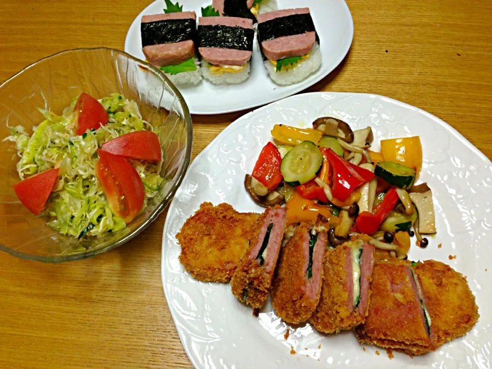 Snapdishの料理写真:初スパム料理|川上千尋さん