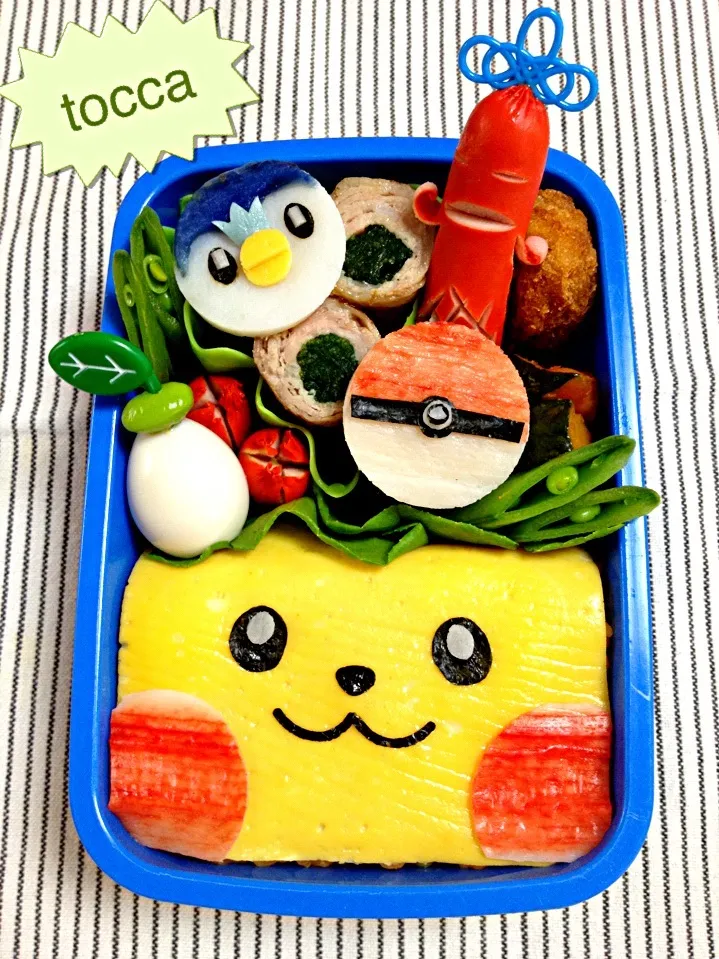 *ポケモン弁当…ん⁉(۶* ''ꆚ'')۶" 👽🎀|toccaさん