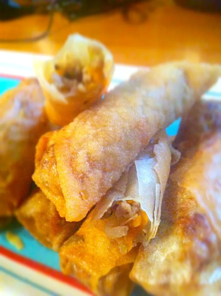 Spring Roll with mince pork and vege filling|Nicky Jonesさん