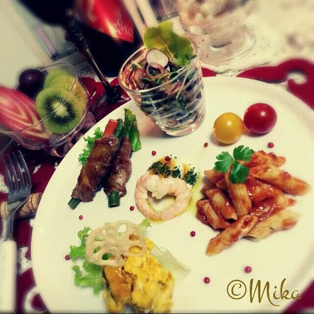 Snapdishの料理写真:Wine󾦆night󾀔|Mika❈さん