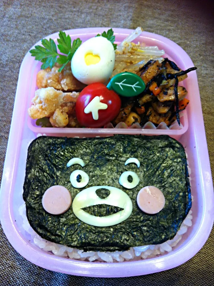 子ども弁当 くまモン|さとみ (satomi_foodart)さん