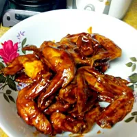 Snapdishの料理写真:Sticky wings|nicholeさん