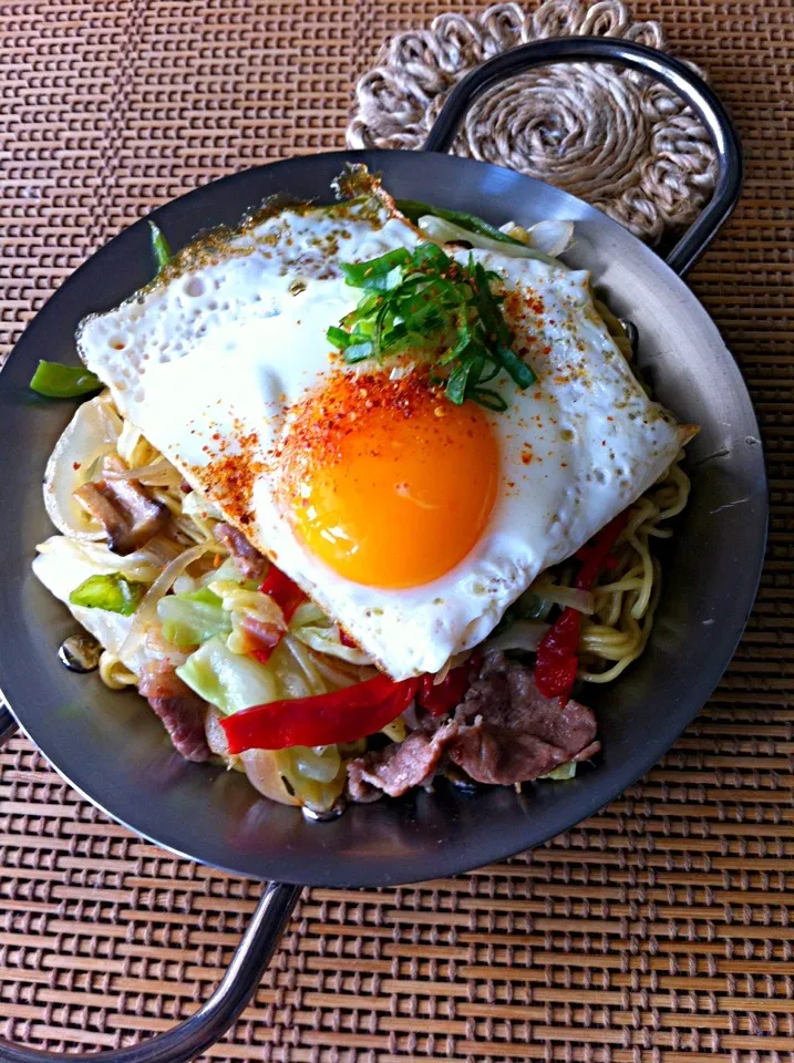 寺尾さんちの焼きラーメン〜Sugakiyaで作りました〜´◡`✨|いよこ🍻さん