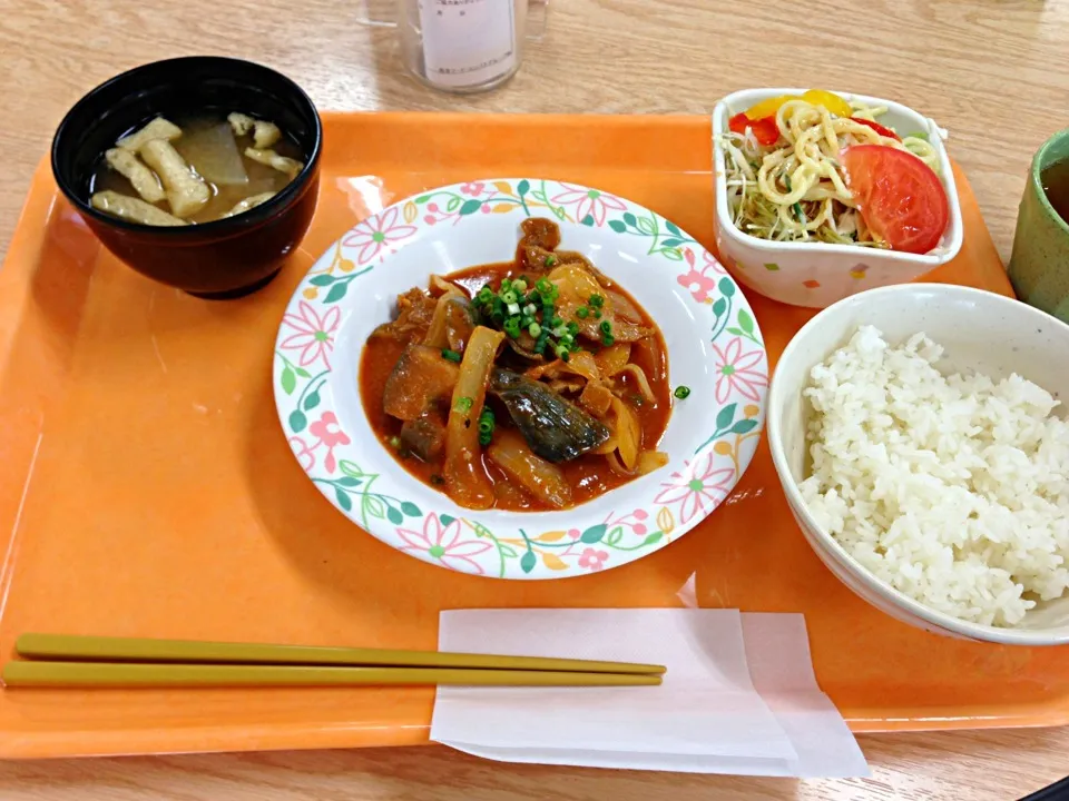 豚肉とナスのピリ辛トマ味噌炒め他*\(^o^)/*|すかラインさん