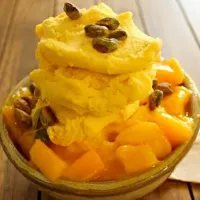 Cacao Green Triple Mango Sobert Shaved Ice|lindsay choさん