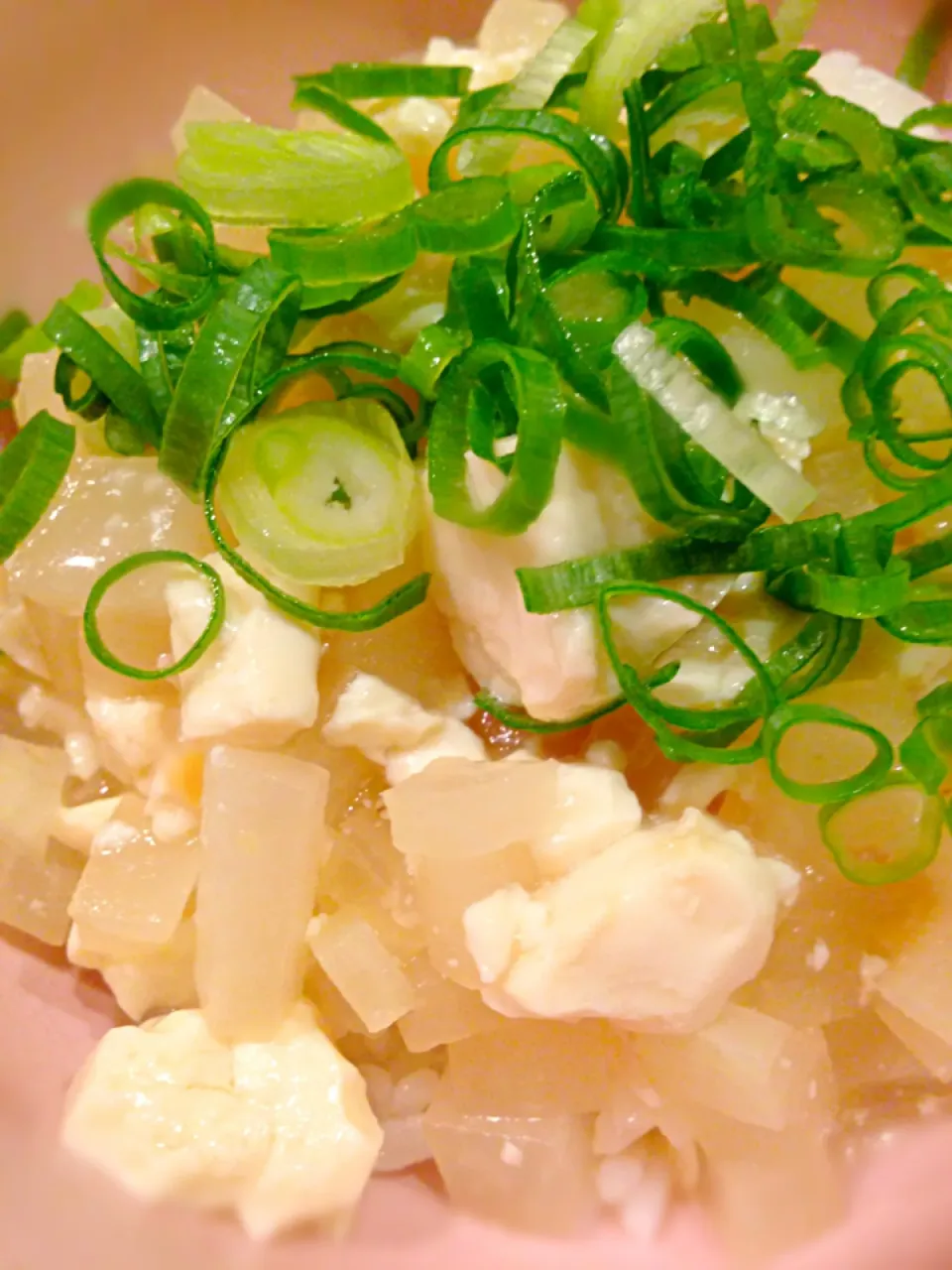 大根と豆腐の中華風あんかけ丼(◍ ´꒳` ◍)⭐|悠雫さん