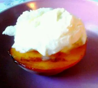 grilled peach# icecream|ceccaさん