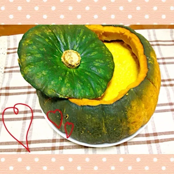 Snapdishの料理写真:かぼちゃのまるごとプリン|ゆかりごはんさん