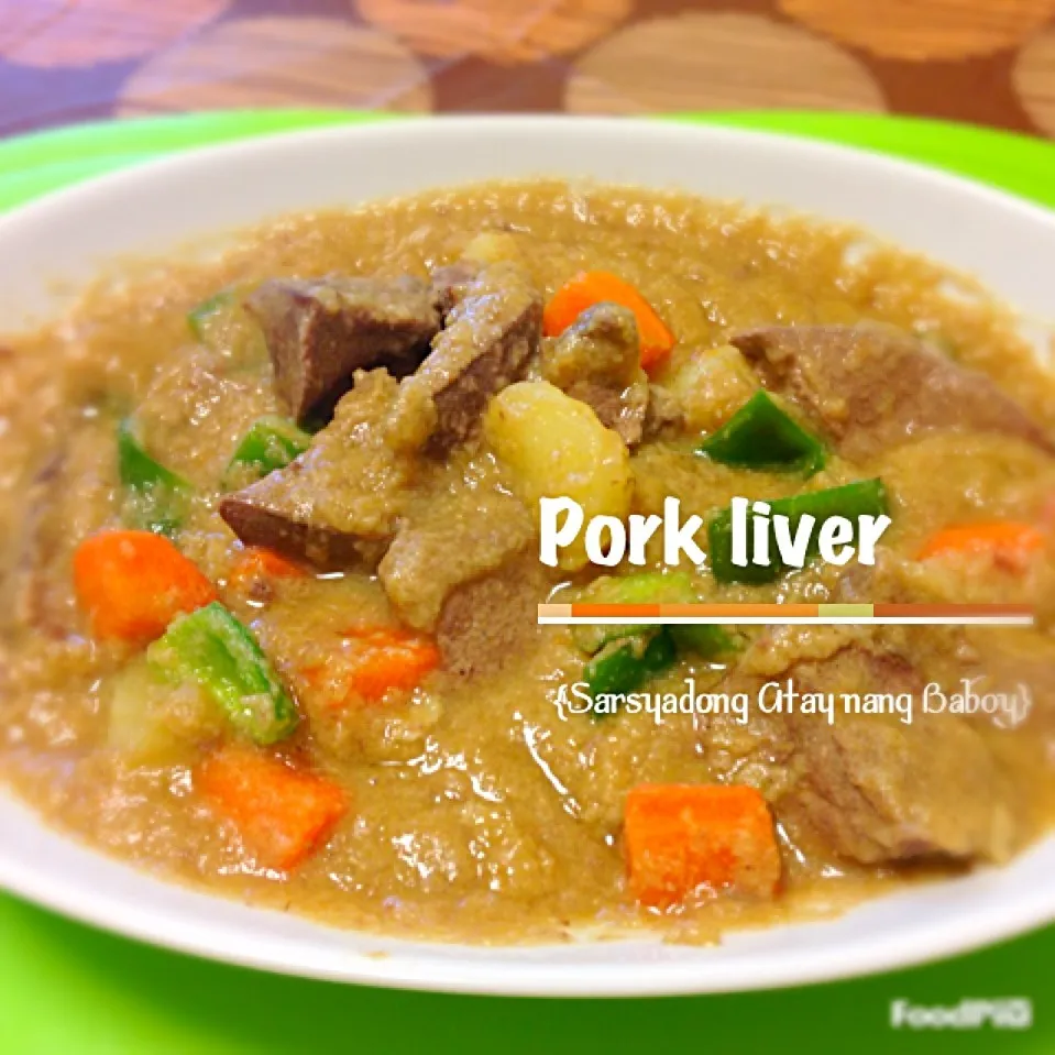 Pork liver in sifted bread as sauce|Twinkleさん