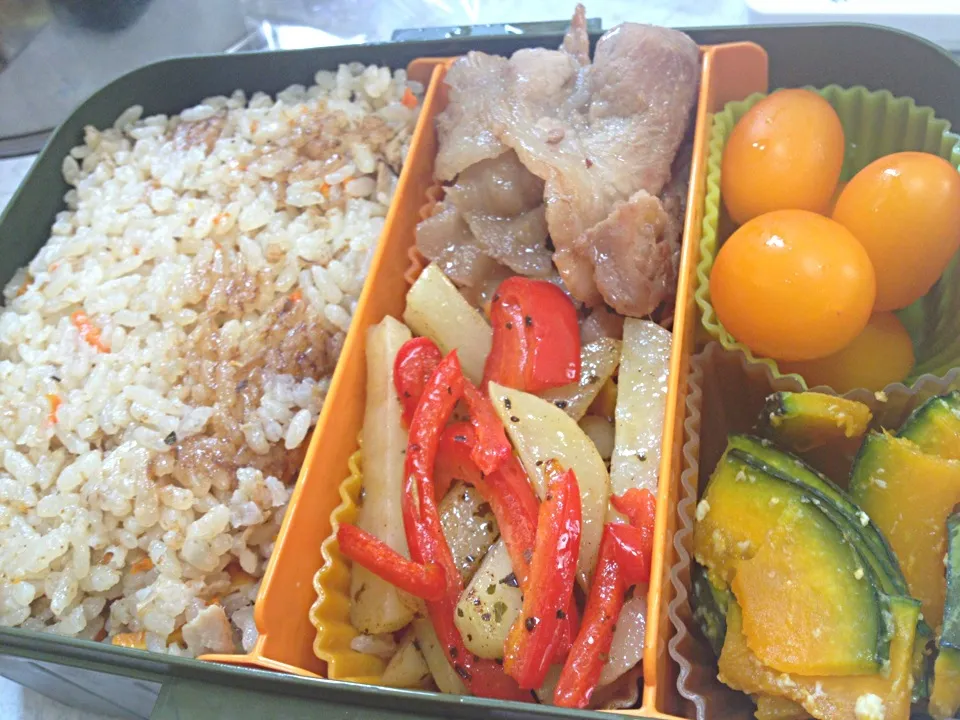 暑い日の塩分多め現場お弁当|八木志穂さん