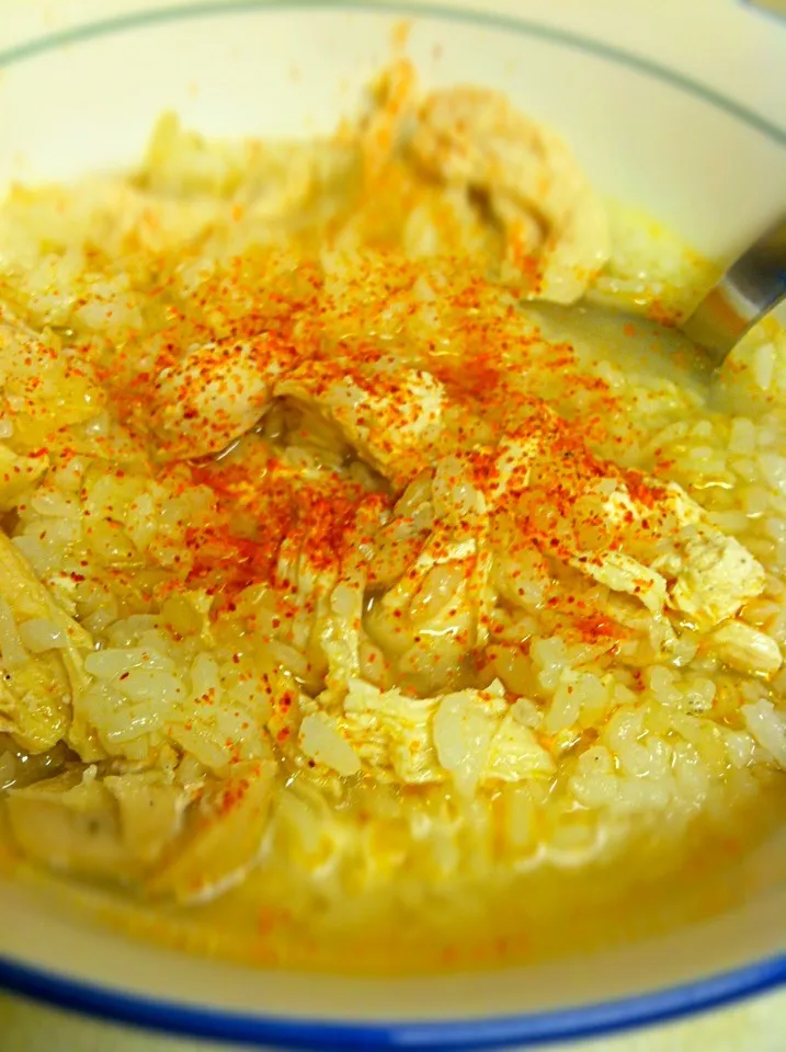 Spicy ginger & garlic chicken with rice|Juliee ~ ジュリーさん