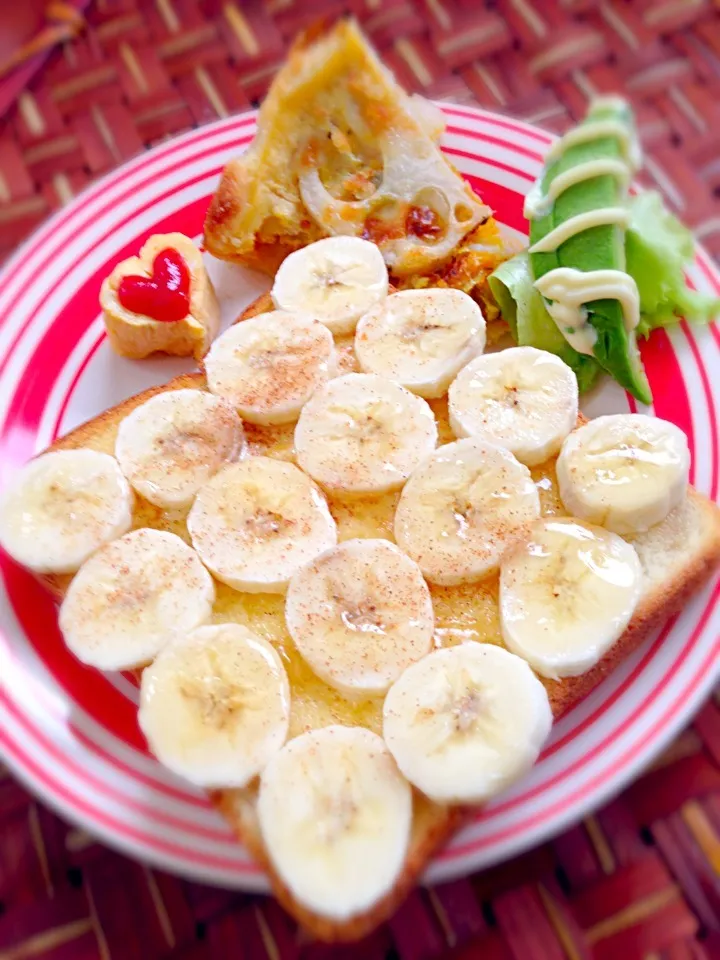 Honey Banana Toast🍯🍌ﾊﾆｰﾊﾞﾅﾅﾄｰｽﾄ|🌈Ami🍻さん