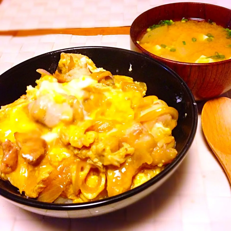 親子丼＆豚汁|마도카さん