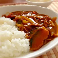 Snapdishの料理写真:南瓜としめじとトマトのカレー|ゆみさん