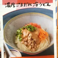 ごまだれ冷うどん|なつさん