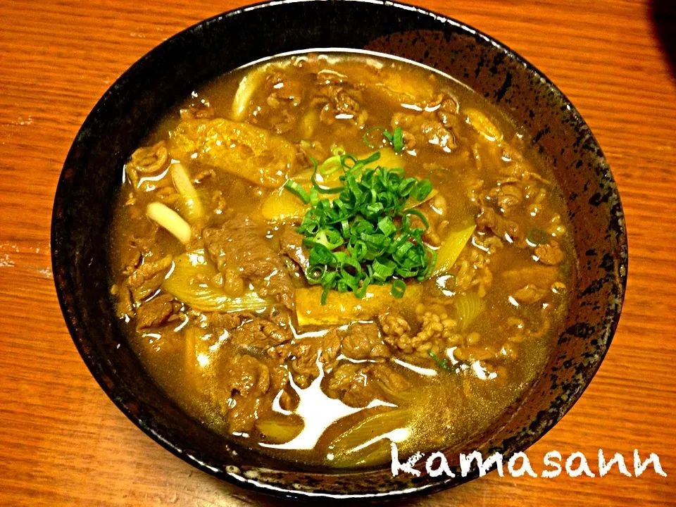 Snapdishの料理写真:9/13  晩ご飯  カレーうどん🍛🍜|かまさん