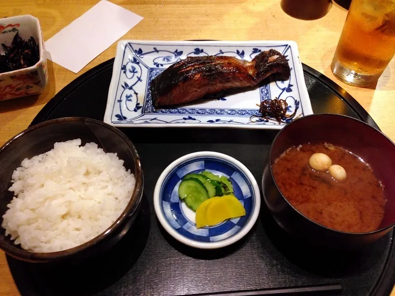 キングサーモン味噌漬け定食|chan mitsuさん