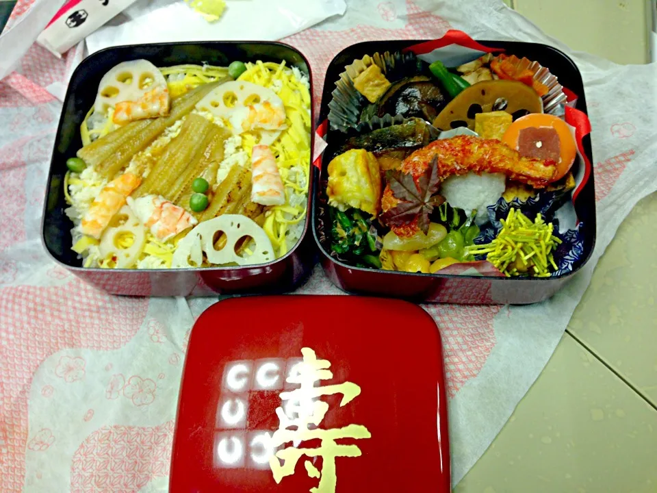 天勝長寿弁当！|Food is lifeさん