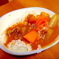 Snapdishの料理写真:初めてのカレー|ぽんさん