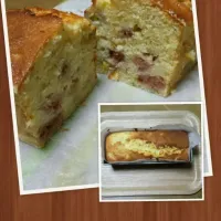 Snapdishの料理写真:バナナといちじくのパウンドケーキ|はしもも2さん