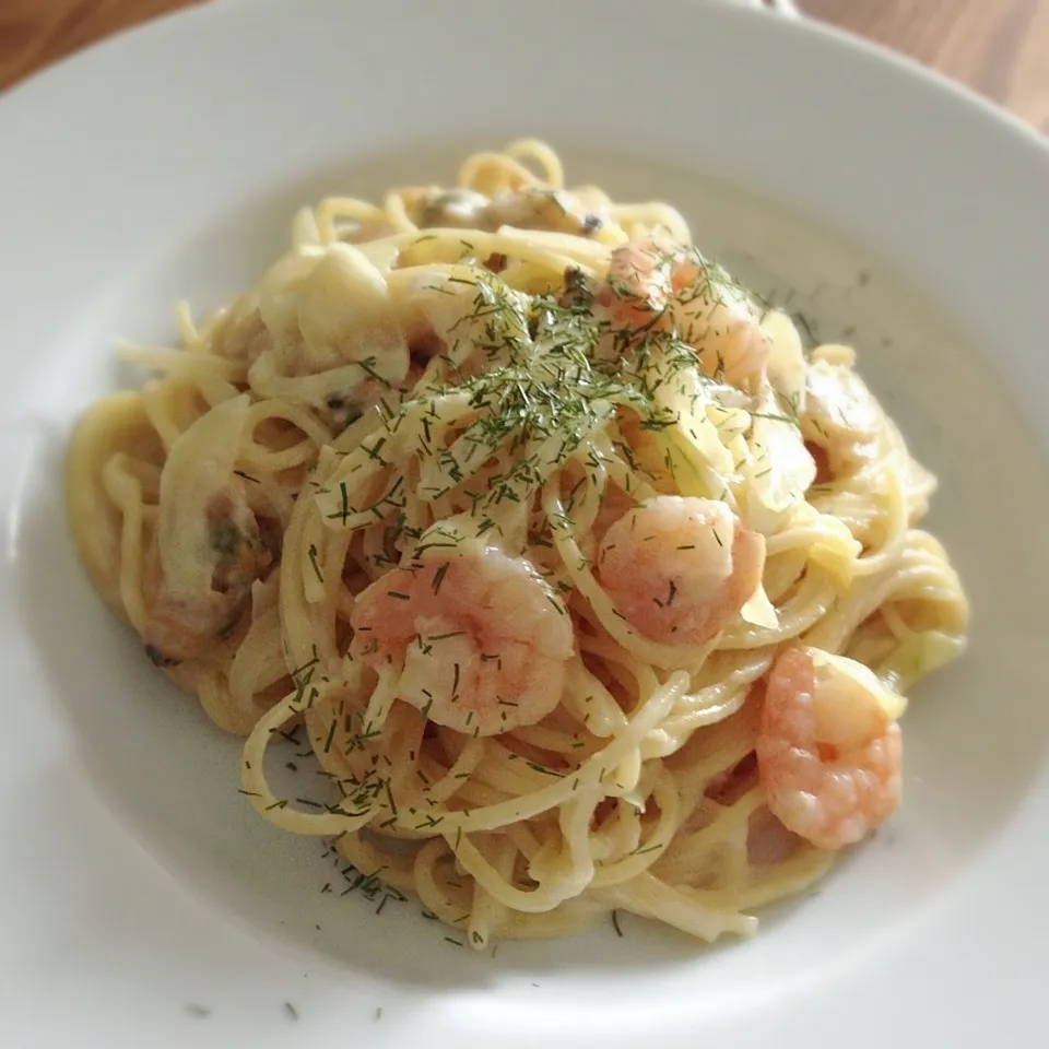 Cream pasta!|amさん