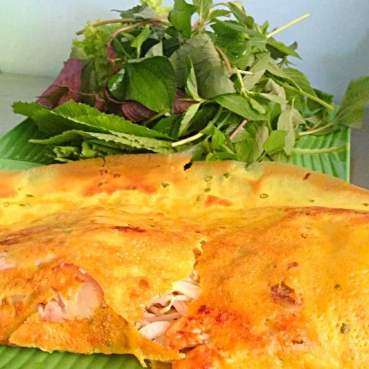 Snapdishの料理写真:Vietnames Rice Pancakes (Bánh xèo miền Tây)|Thien Anさん