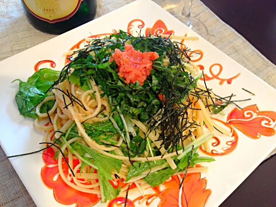 大葉と明太子パスタ☆|HANAEさん