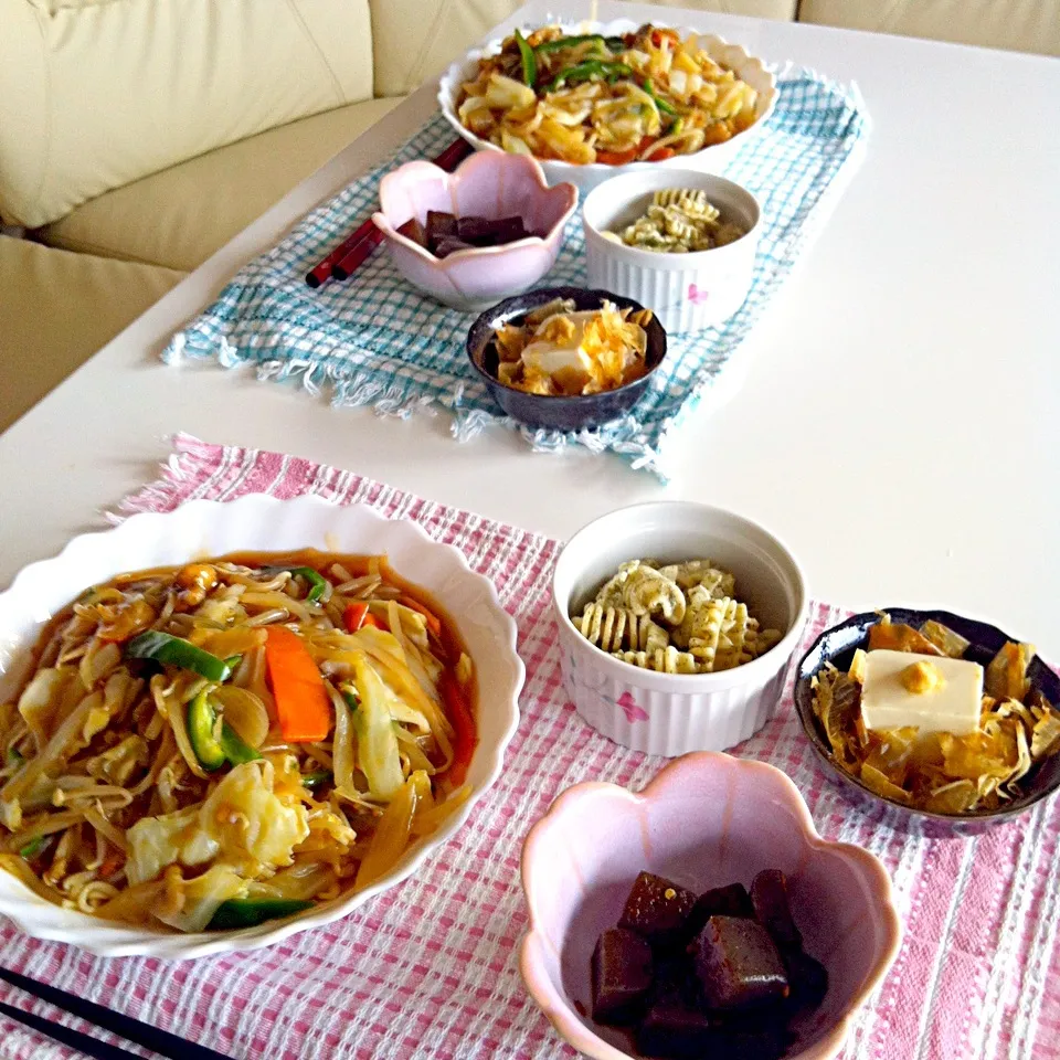 あんかけ焼きそば定食|subさん