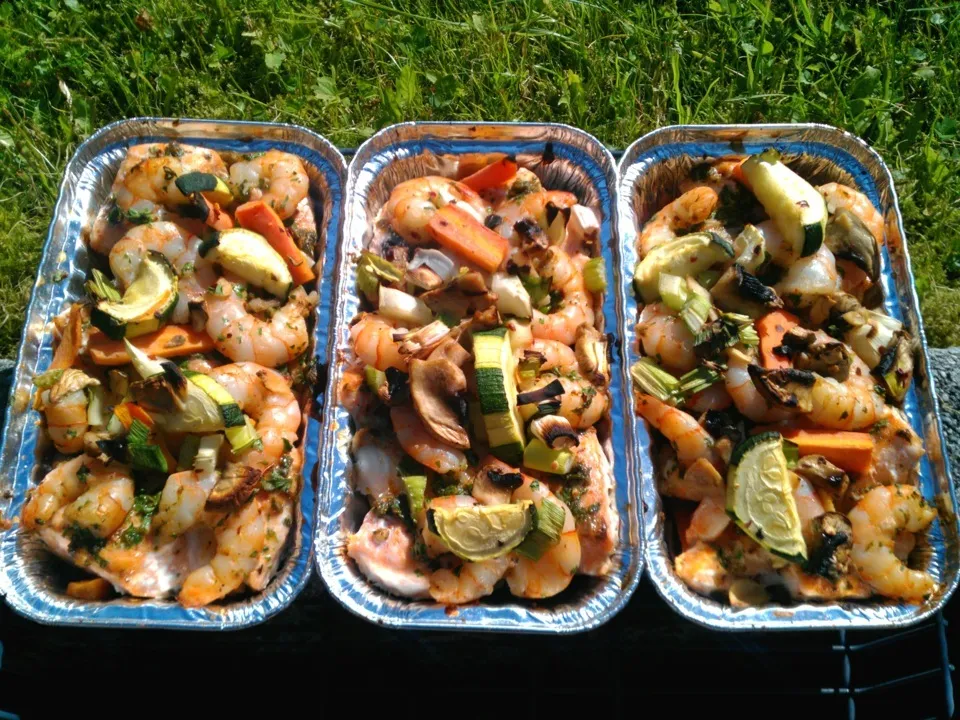 Grilled Seafood Baskets|Tricia Bouttéさん