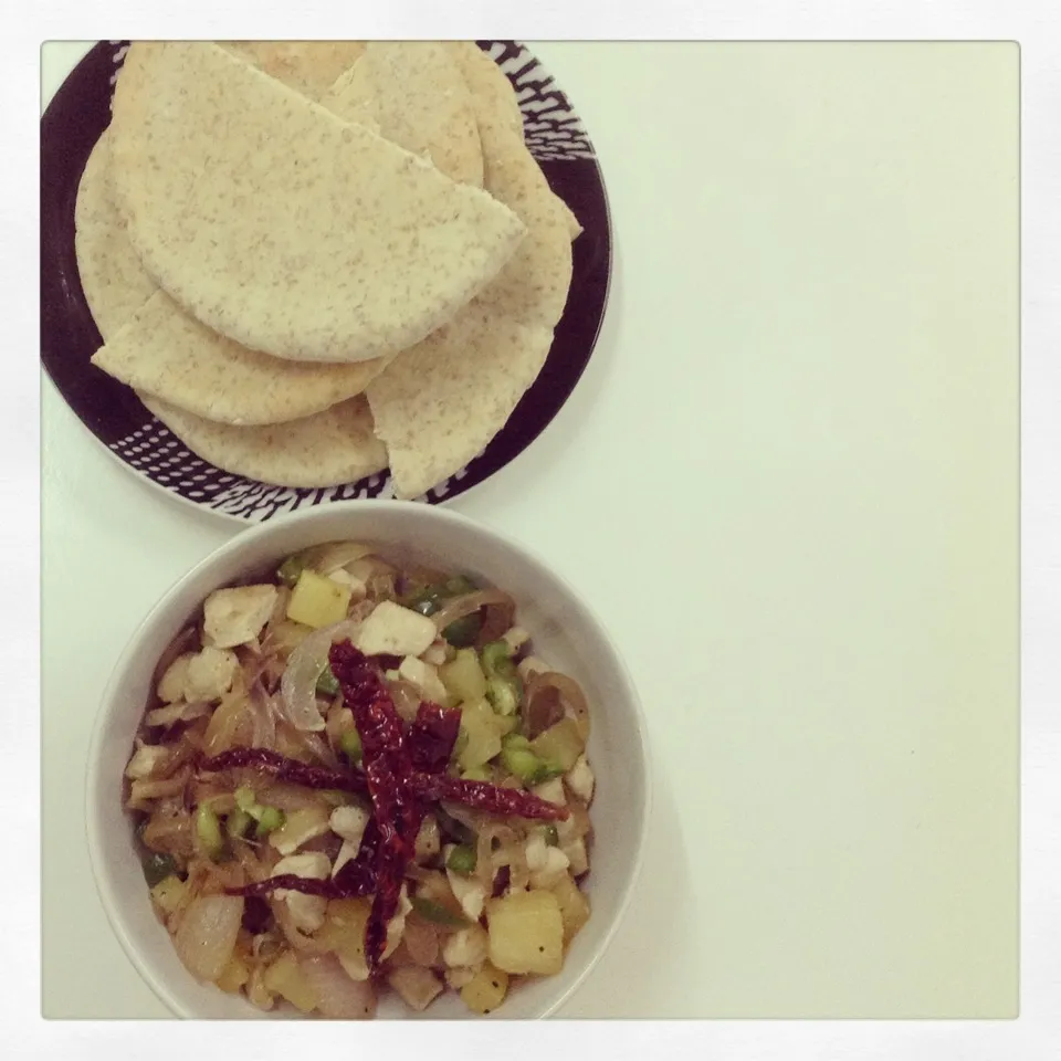 Hawaiian Chicken Pita|Jillさん