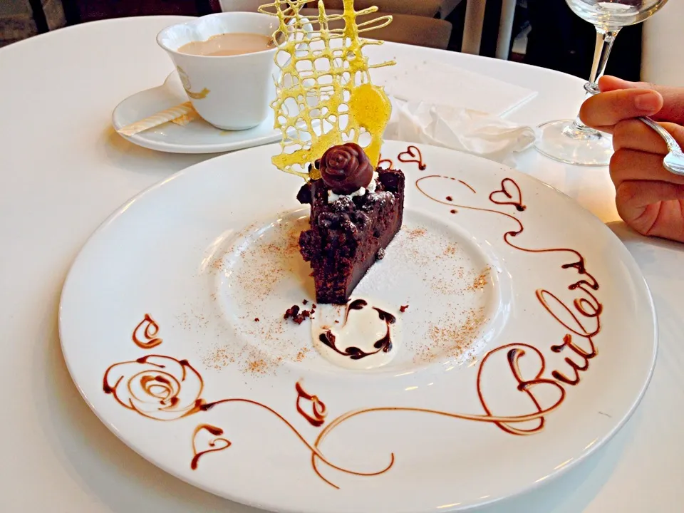 Yes my princess plate lol. Cocoa and chocolate cake|Pixie Dustさん