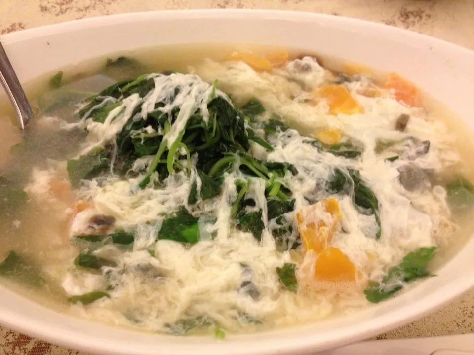 Spinach with egg|AmeSabさん