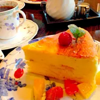 Snapdishの料理写真:ベークドチーズケーキ|SUさん