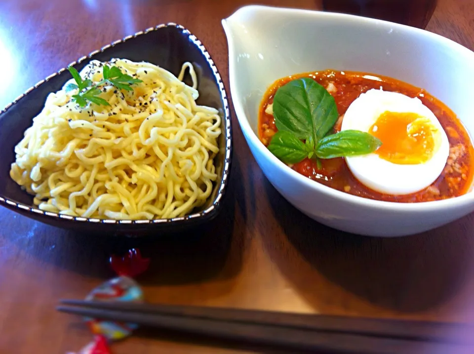 マルちゃん正麺でイタリアンつけ麺|さとみ (satomi_foodart)さん