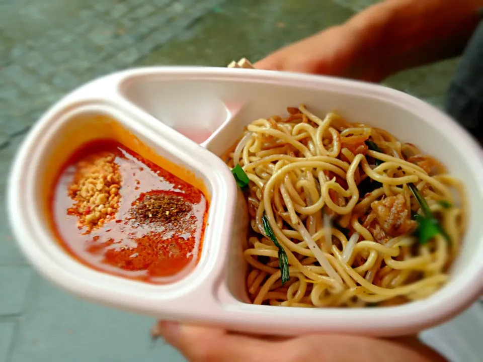 Snapdishの料理写真:お祭り焼きそばつけ麺|かおんさん