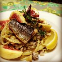 shikanoさんの無花果と秋刀魚のタリオリーニは秋パスタじゃん！(^○^)