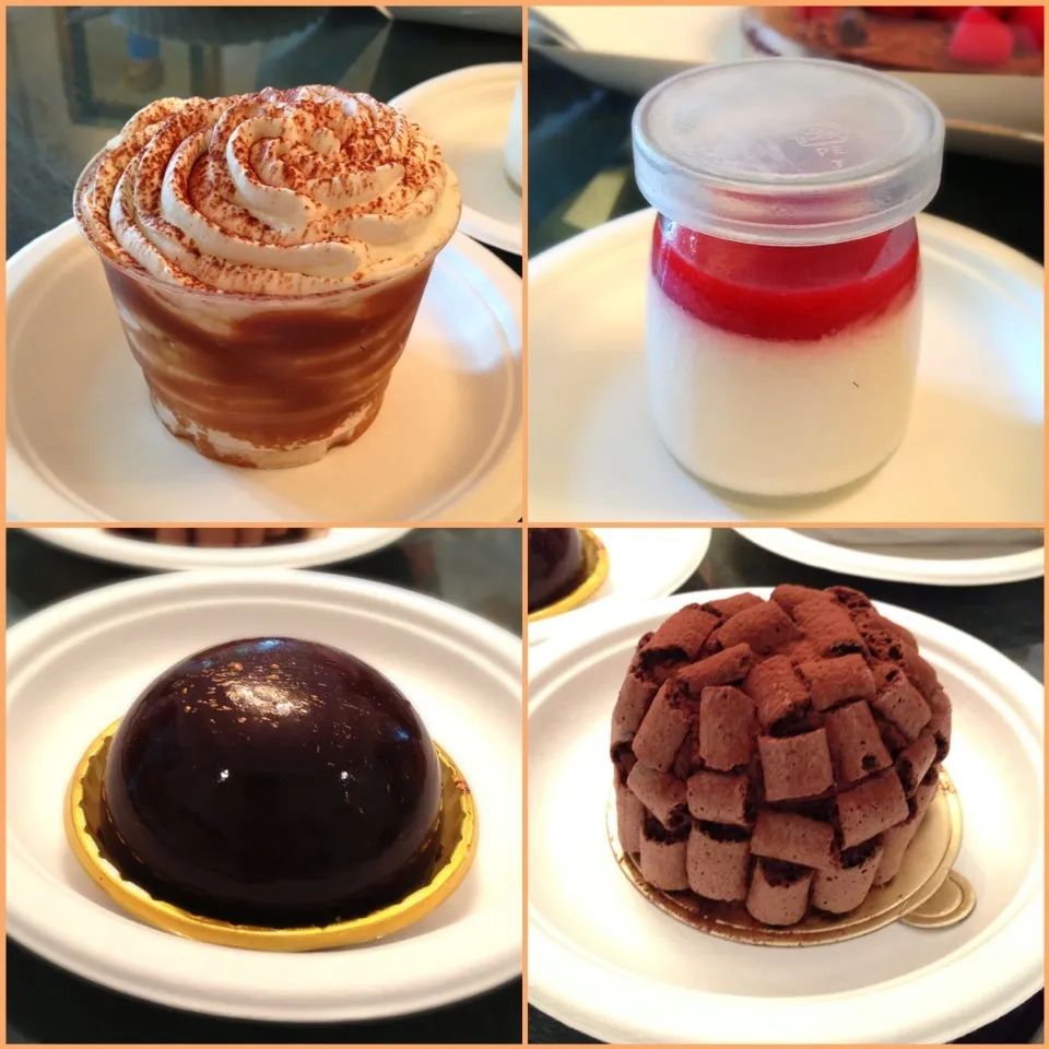 Bannoffee Cup, Panna Cotta, Choc Dome, Le Concorde|nicky tangさん