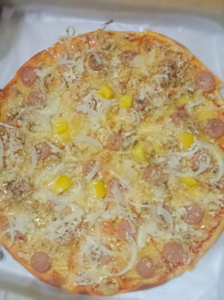 chicken garlic pizza :)|PauLeNeさん