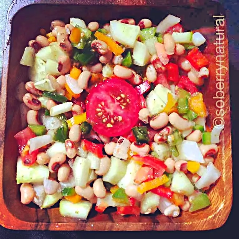 Black eye pea salad|soberrynaturalさん