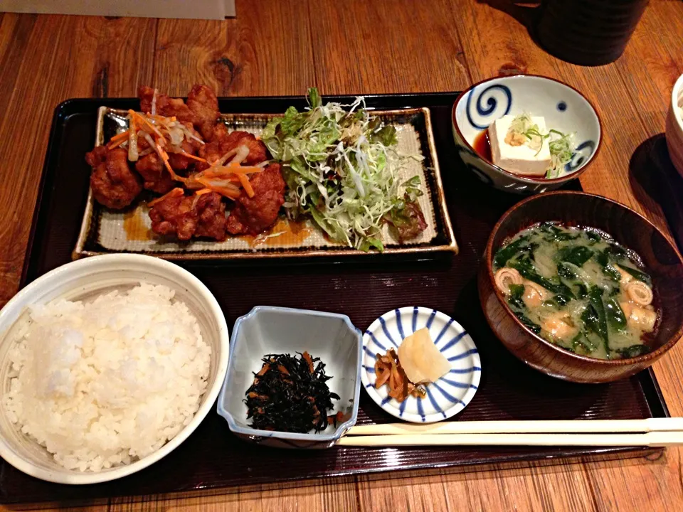 若鶏の南蛮定食(＾ｰ^)ノ|Nao K. Tさん