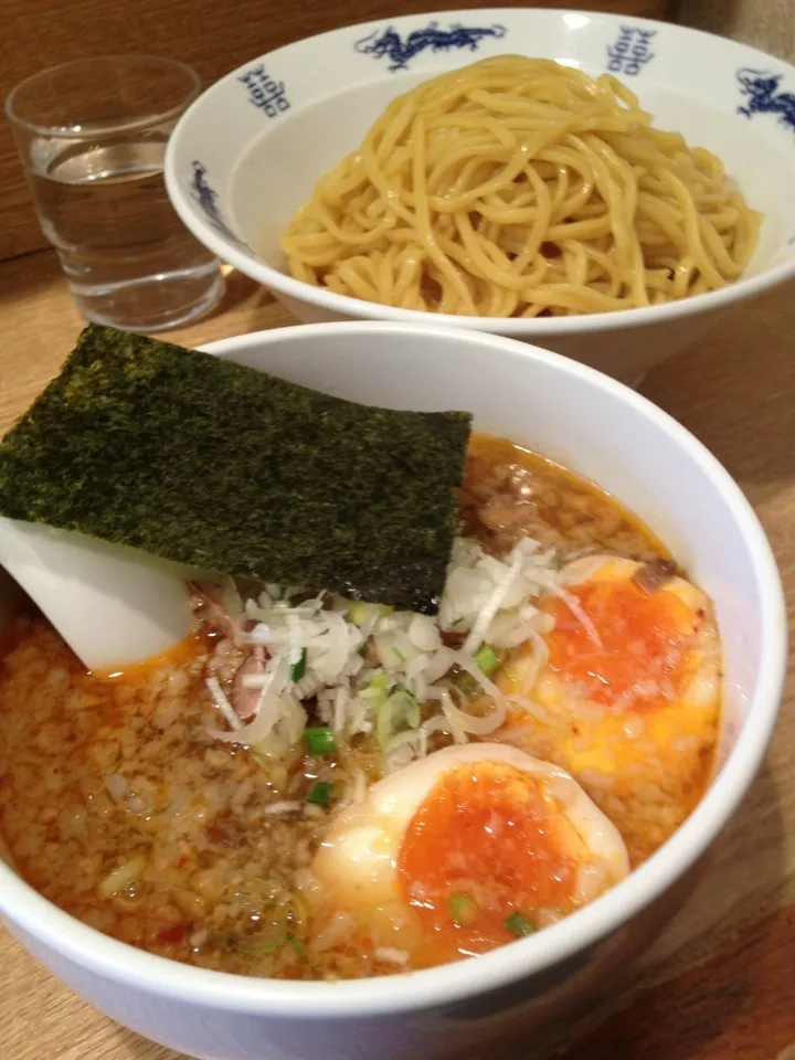 Snapdishの料理写真:つけ麺 少なめ|morimi32さん