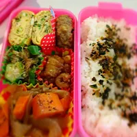 今日のお弁当(茶系が多くなってしまいました💦)|りえさん